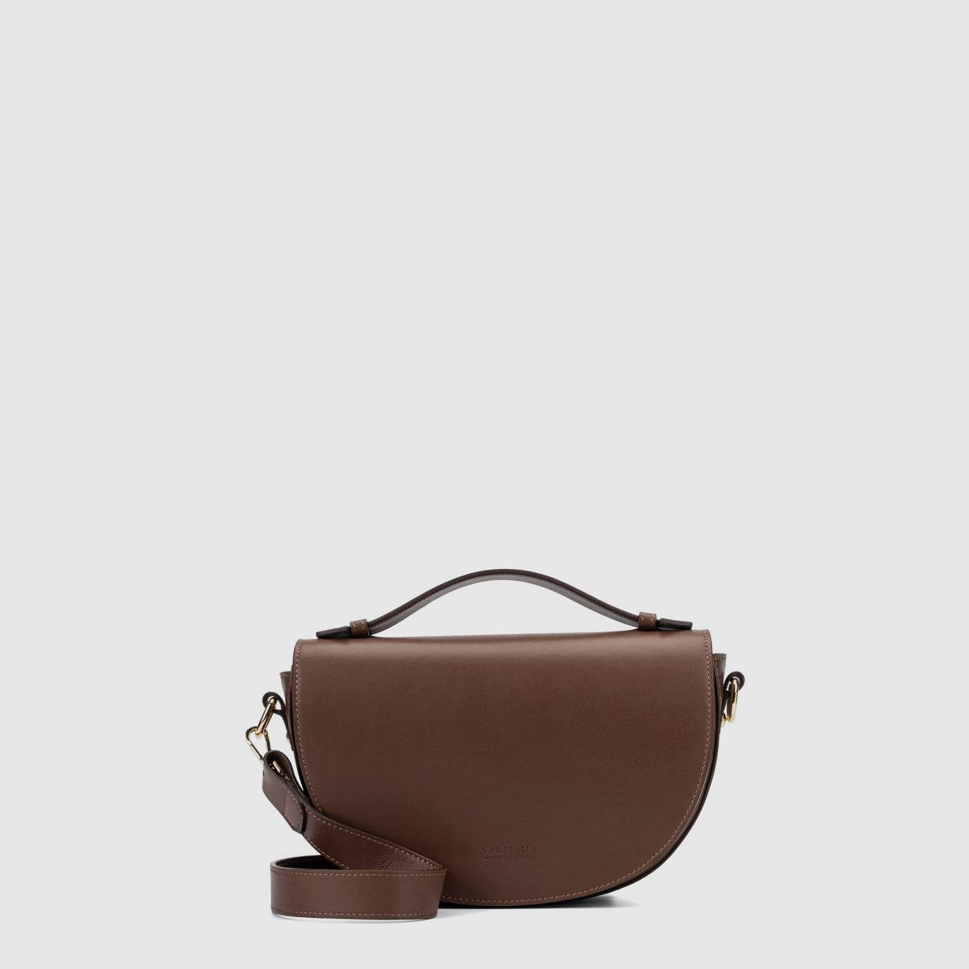 Saddle Bag Italian Leather Crossbody Bag Shoulder Bag Small Front
